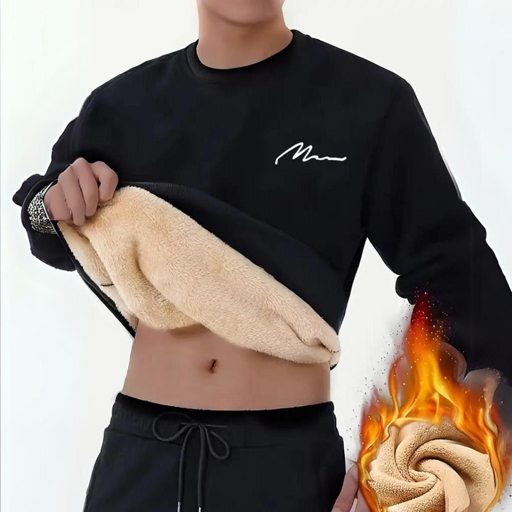 Charles Super Warm Trendy Fleece Sweatshirt