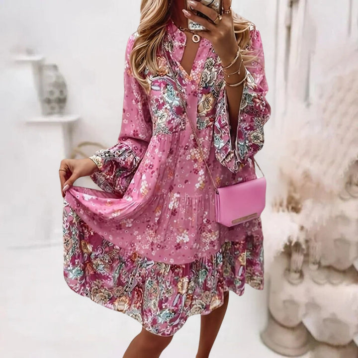 Jade Floral Boho Dress