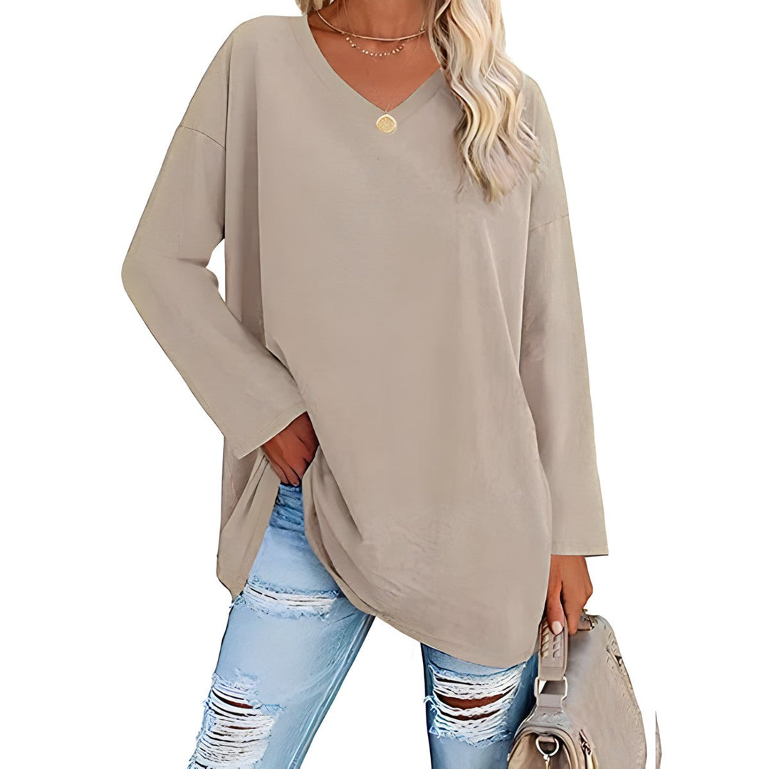 Alysée Relaxed V-Neck Sweater