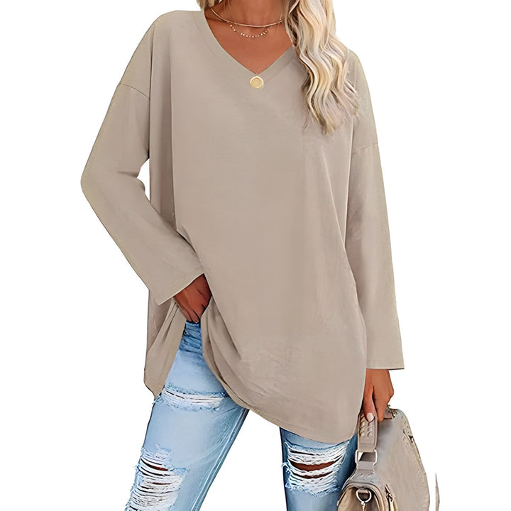 Alysée Relaxed V-Neck Sweater