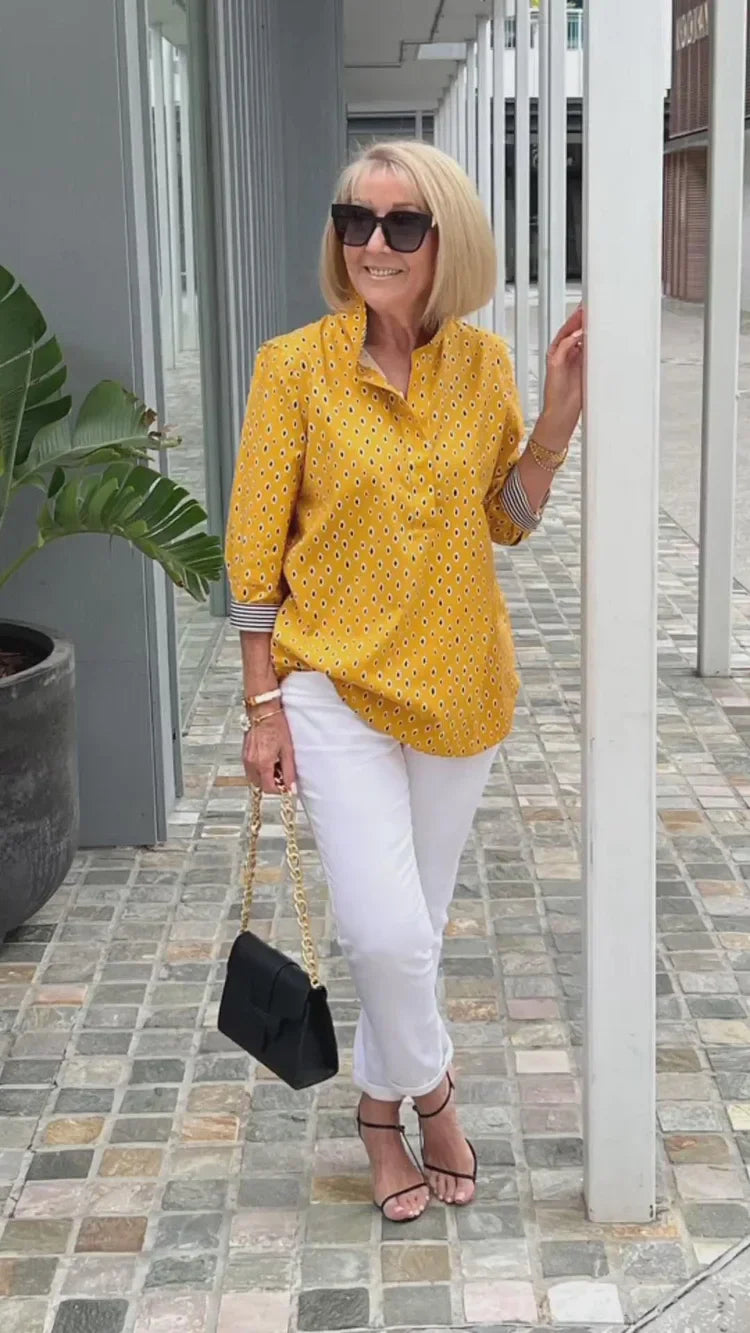 Sabina 3/4 Sleeve Elegant Top