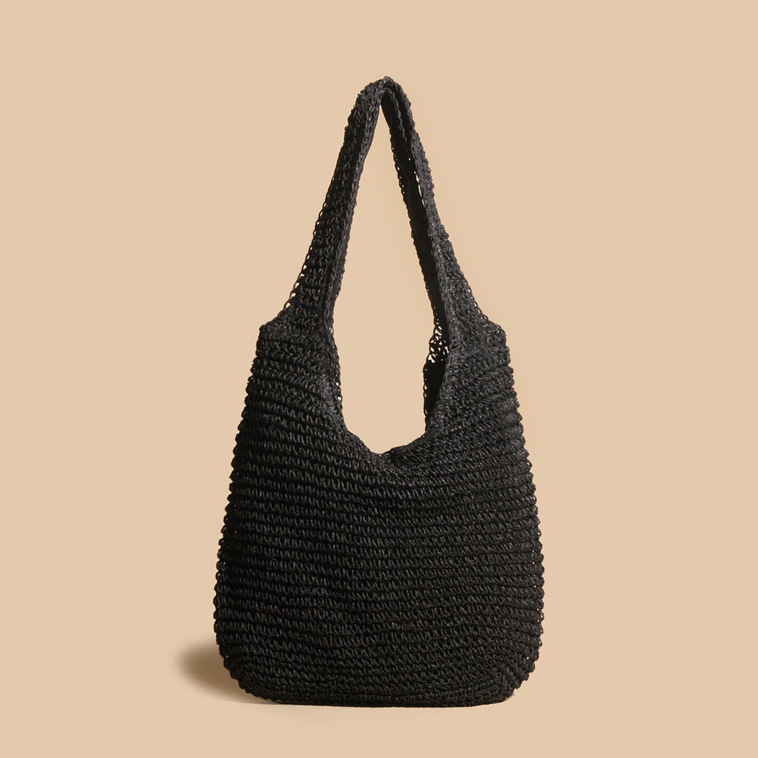 Paige Woven Beach Tote