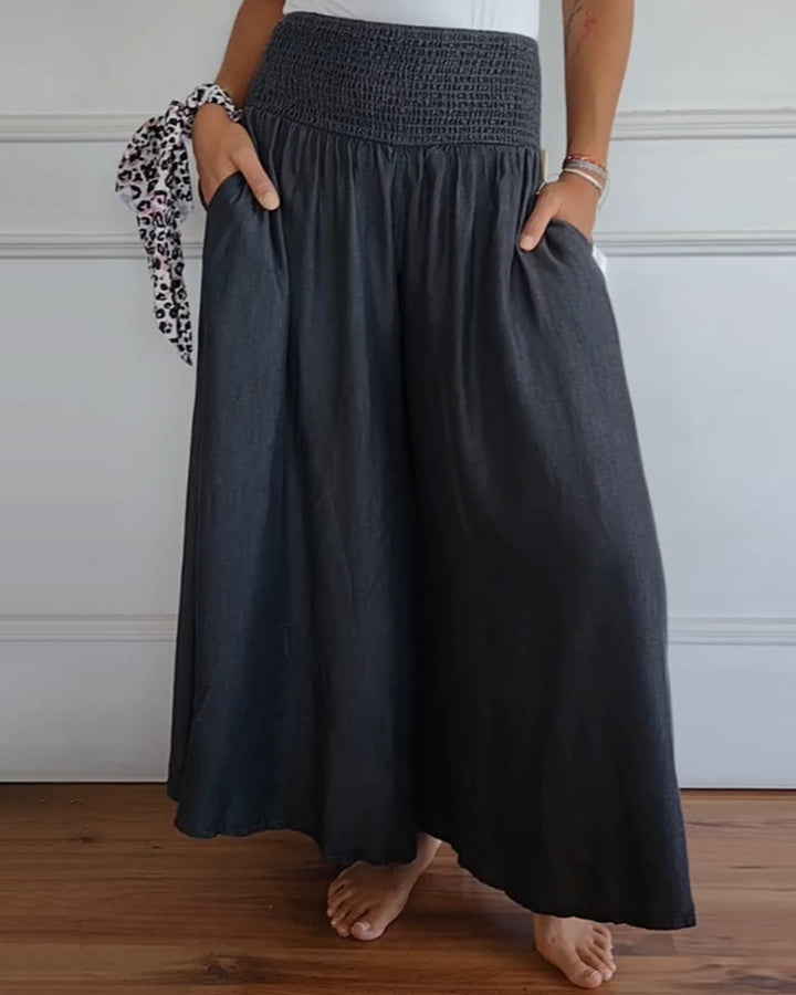 Nina Pants with Elastic Waist