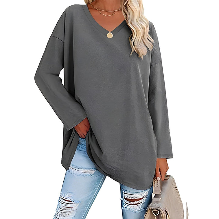 Alysée Relaxed V-Neck Sweater