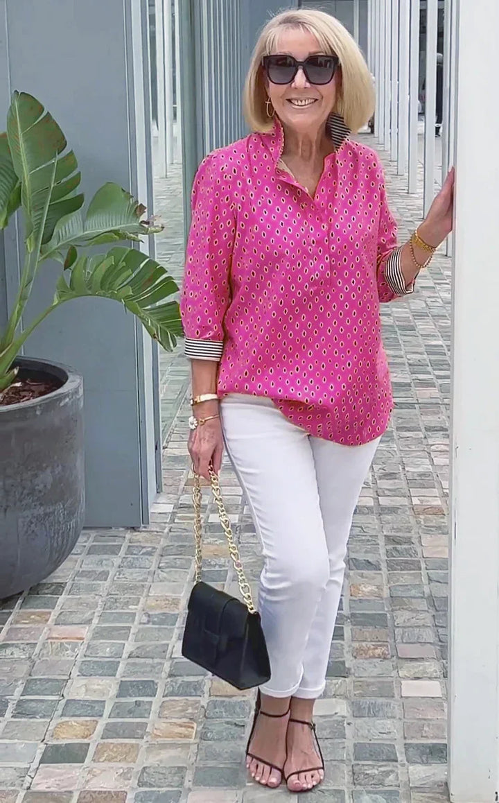 Sabina 3/4 Sleeve Elegant Top