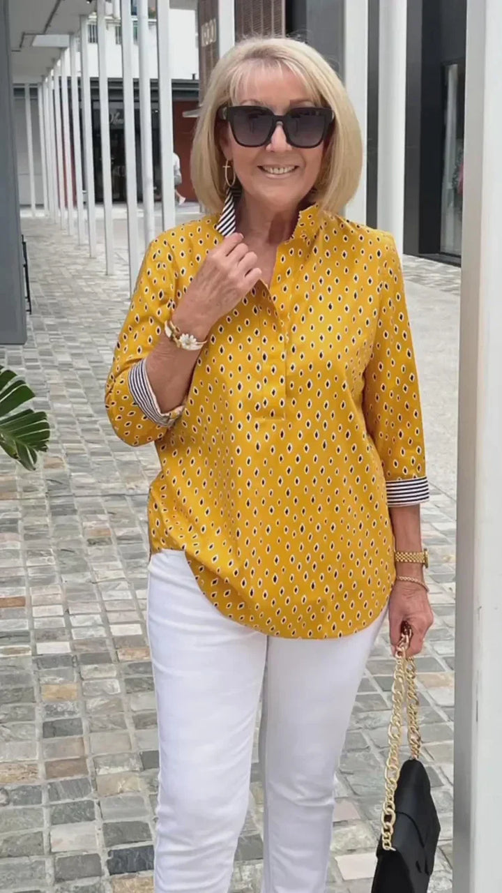 Sabina 3/4 Sleeve Elegant Top
