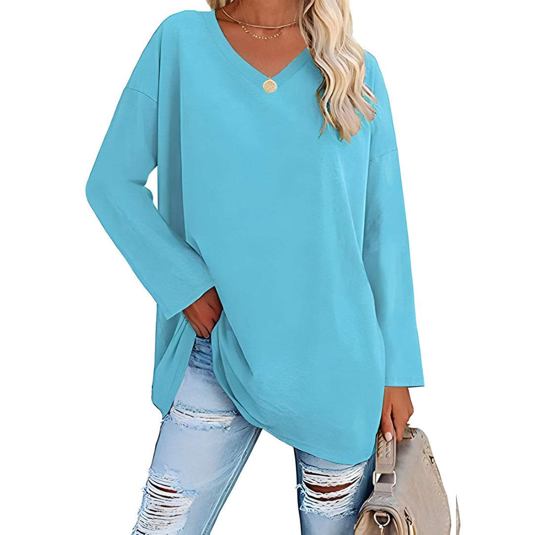 Alysée Relaxed V-Neck Sweater
