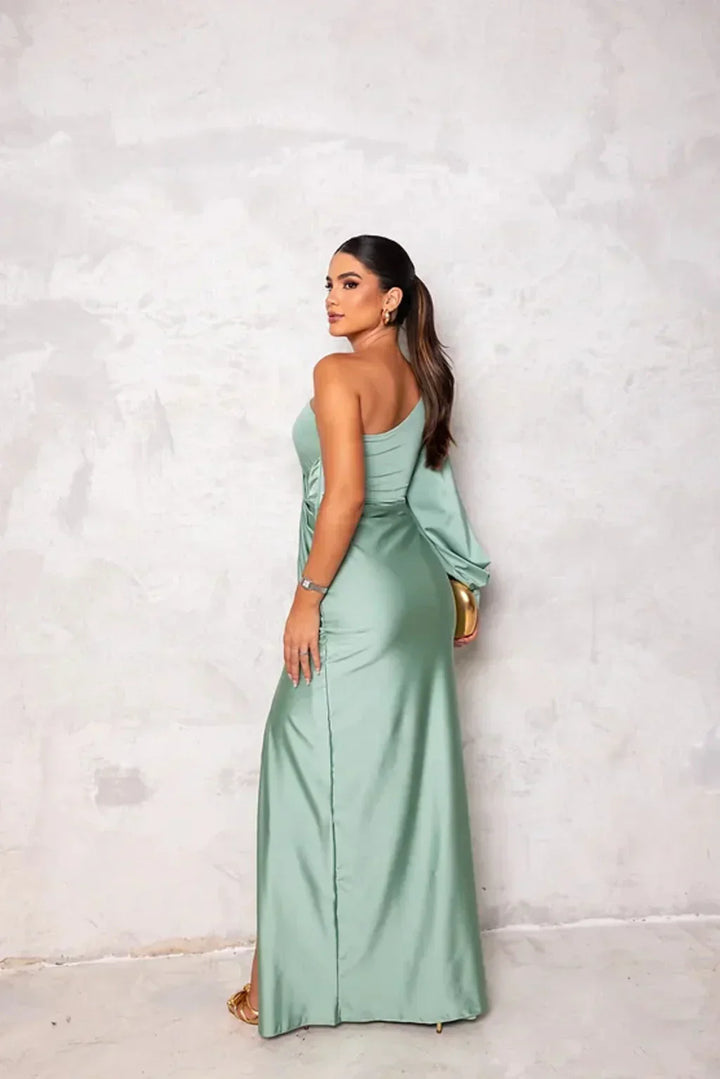 Alisa Elegant Slit Maxi Dress