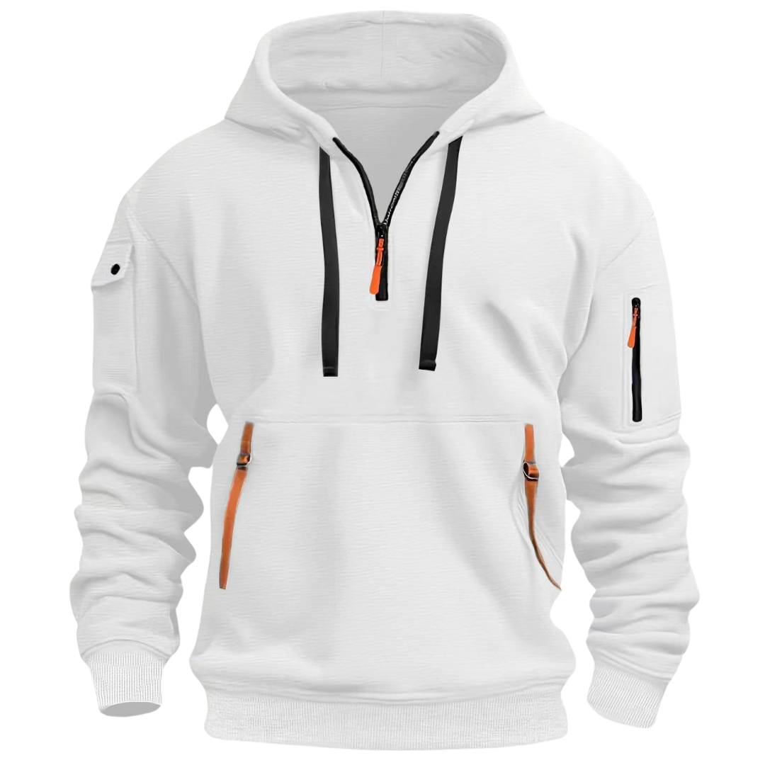 Mason Long Sleeve Multi Pocket Hoodie