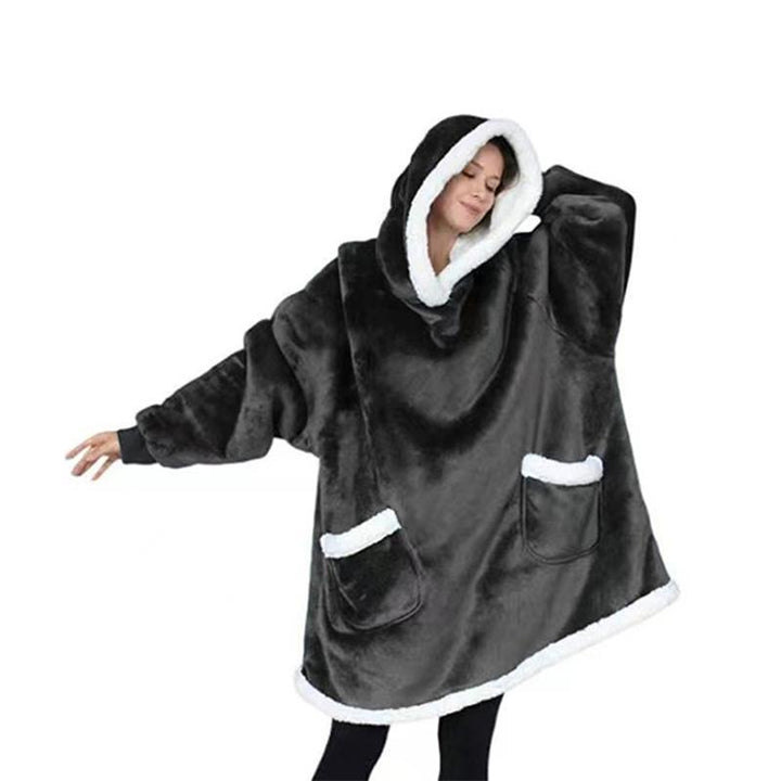 CozyWrap - Casual Unisex Hooded Wearable Blanket