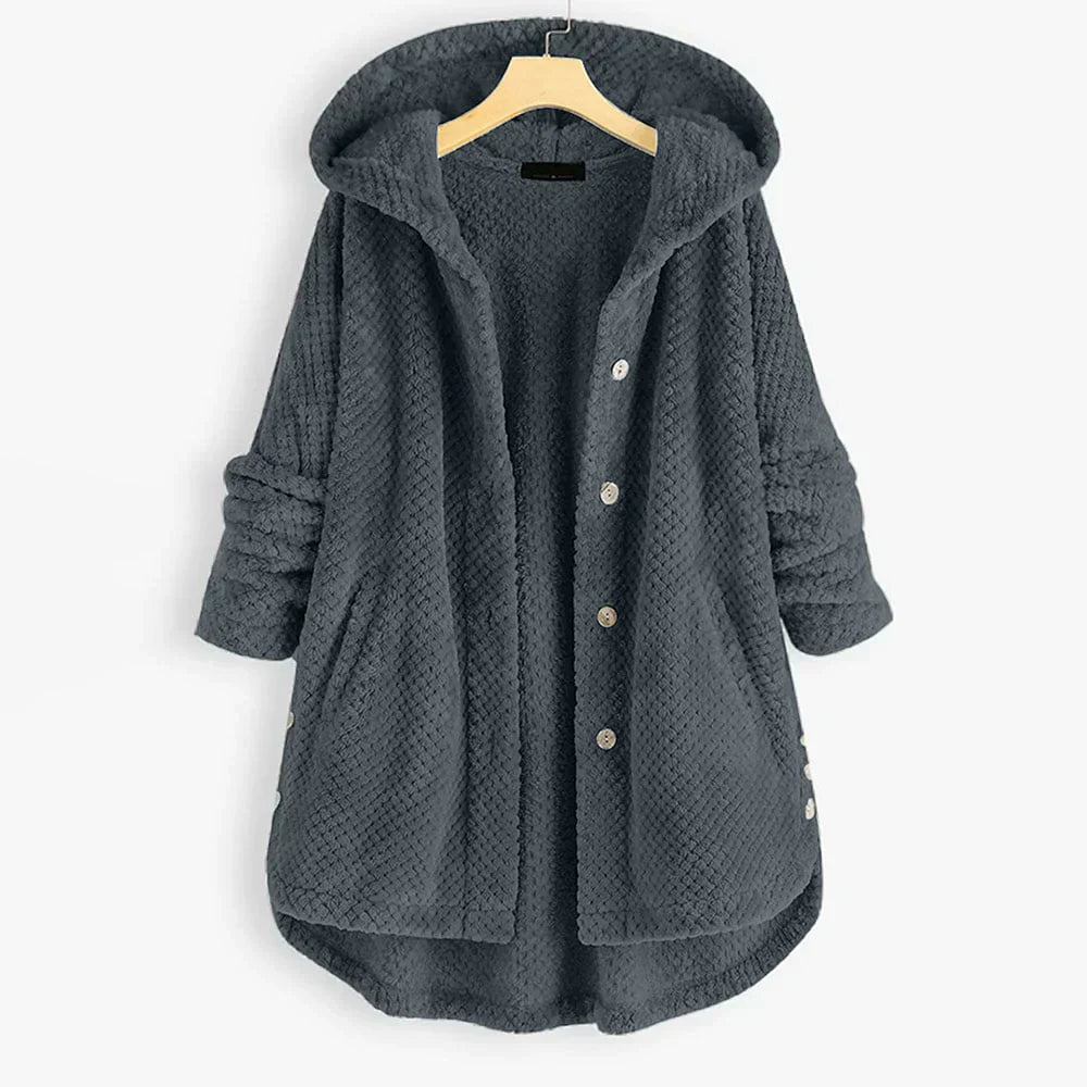 Jean Hooded Fleece Jacket