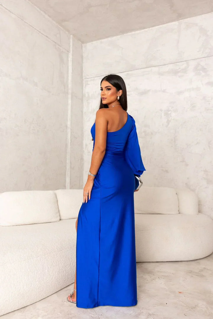 Alisa Elegant Slit Maxi Dress