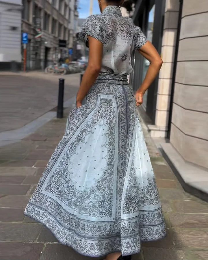 Alana Boho Print Two-Piece Set