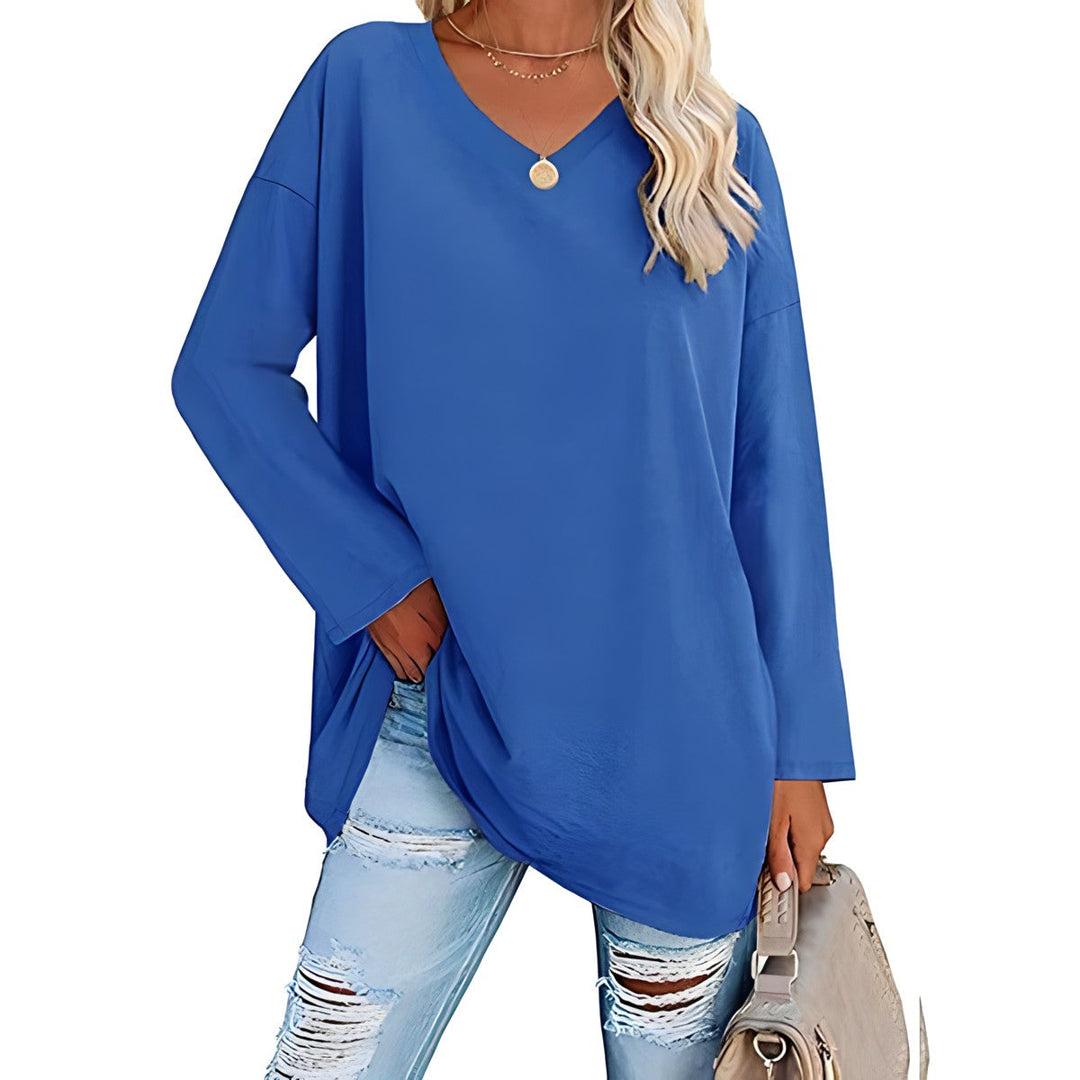 Alysée Relaxed V-Neck Sweater