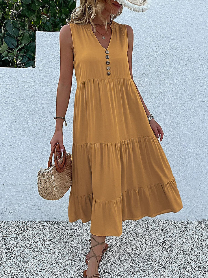 Paula Flowy Elegant Midi Dress