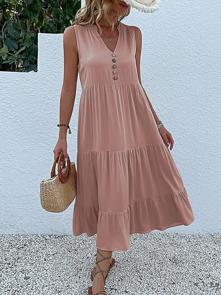 Paula Flowy Elegant Midi Dress