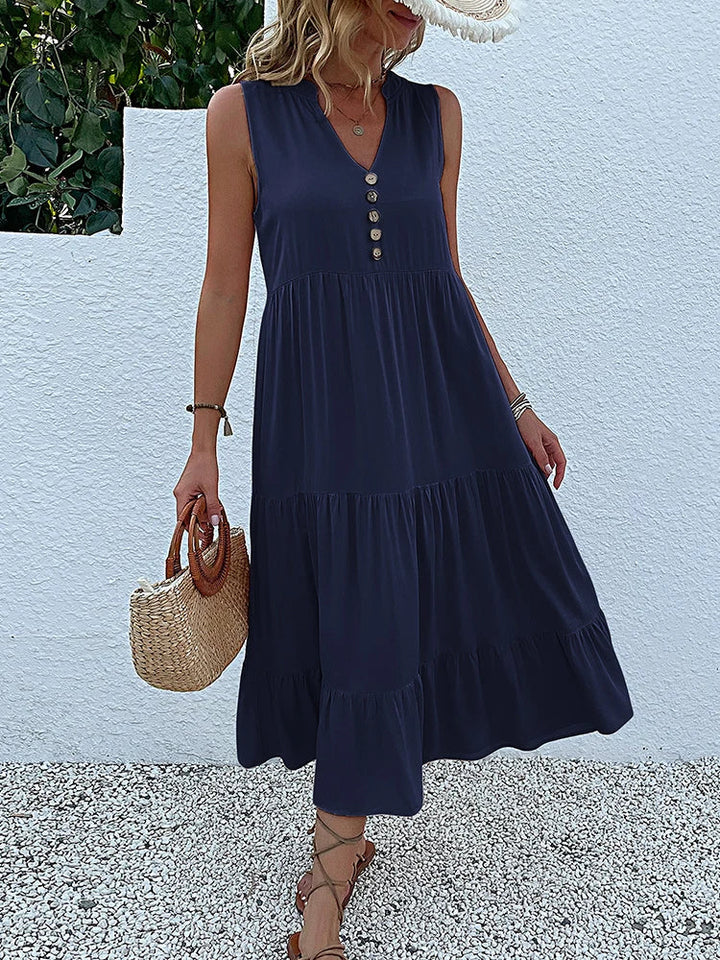 Paula Flowy Elegant Midi Dress