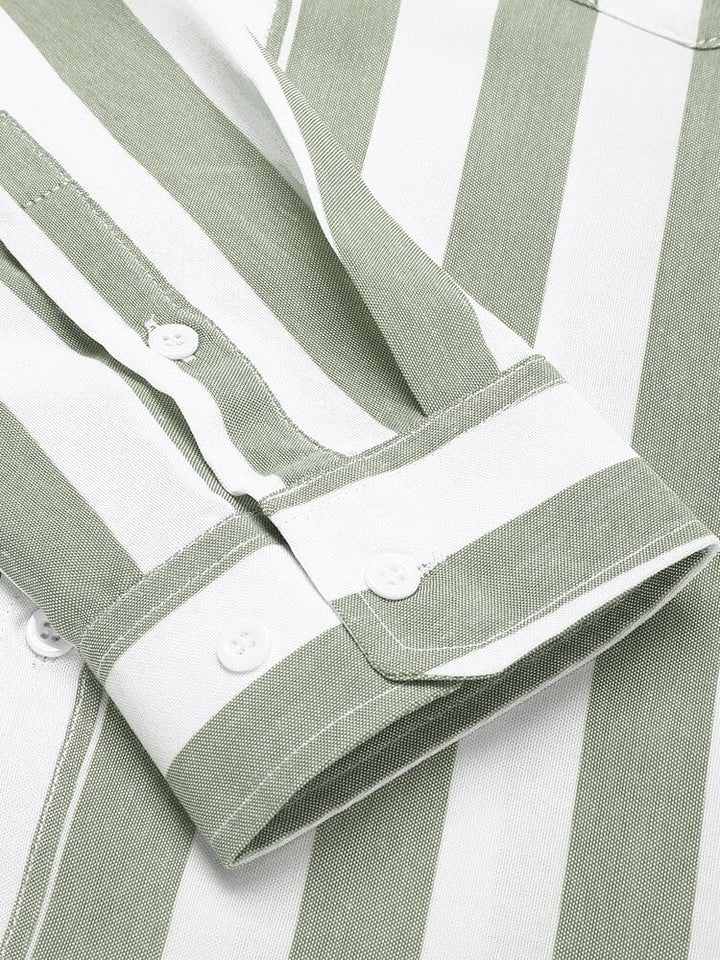 Willy Casual Striped Button Up Shirts