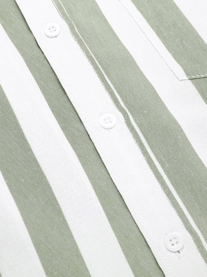 Willy Casual Striped Button Up Shirts