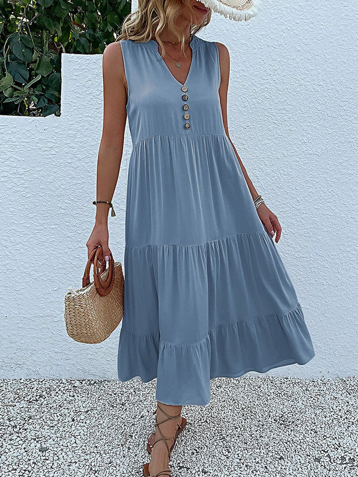 Paula Flowy Elegant Midi Dress