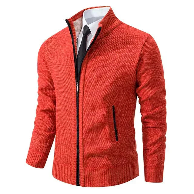 James Classic Zip-Up Sweater