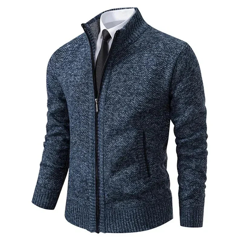 James Classic Zip-Up Sweater