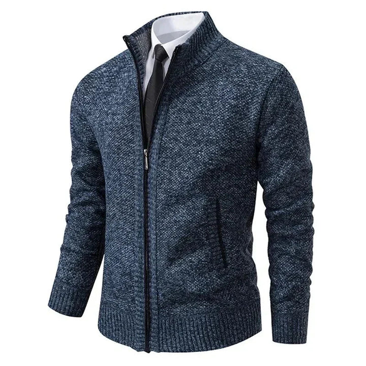 James Classic Zip-Up Sweater