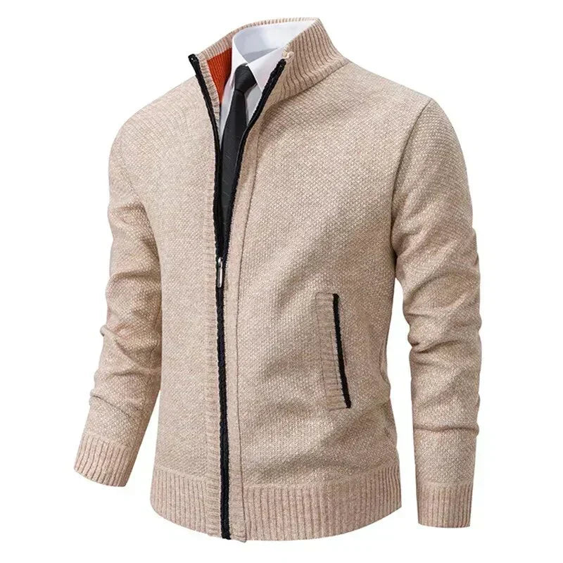 James Classic Zip-Up Sweater
