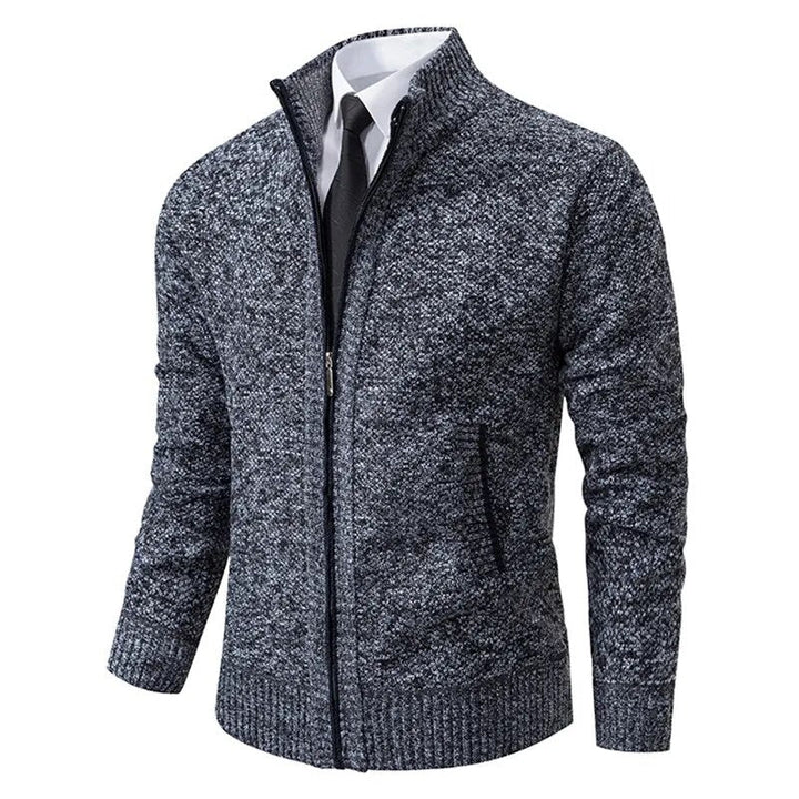 James Classic Zip-Up Sweater