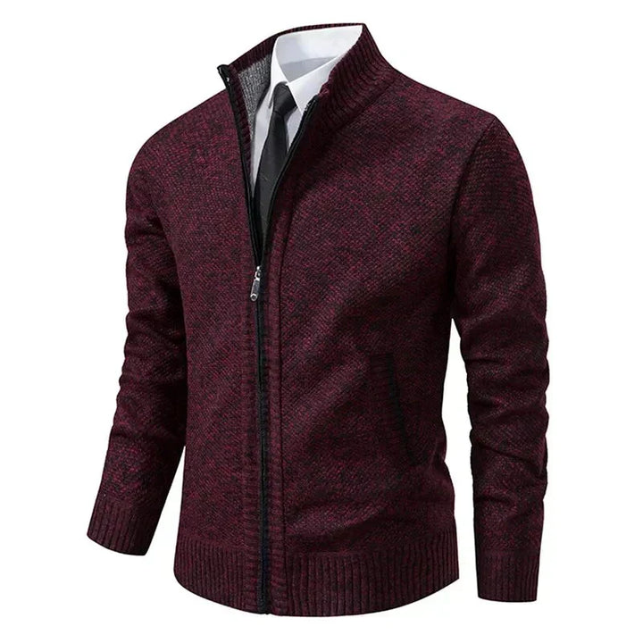 James Classic Zip-Up Sweater