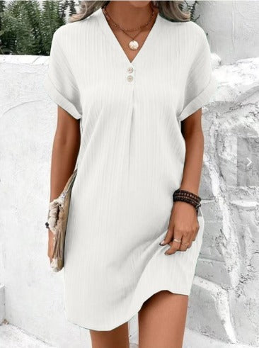 Hannah V-neck Spring Dress