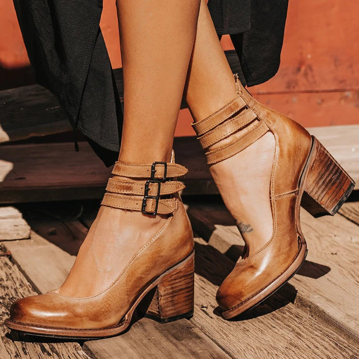 Sara Heel Pumps