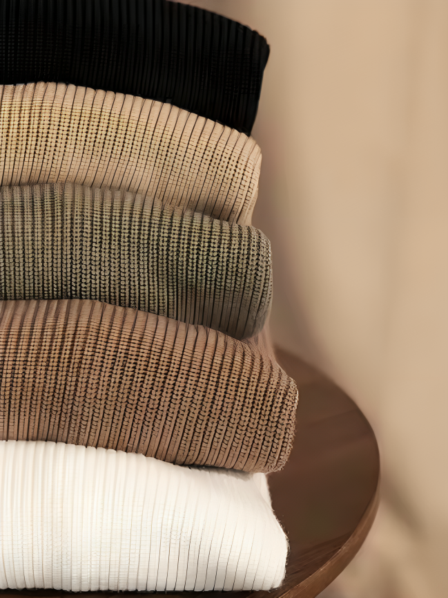 Patrick Ribbed O-Neck Sweater Black