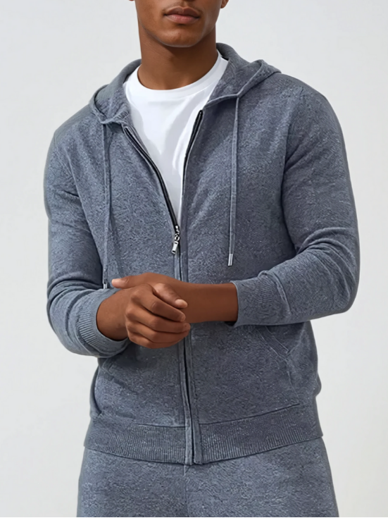 Nicos Zip Vest - Dark Gray