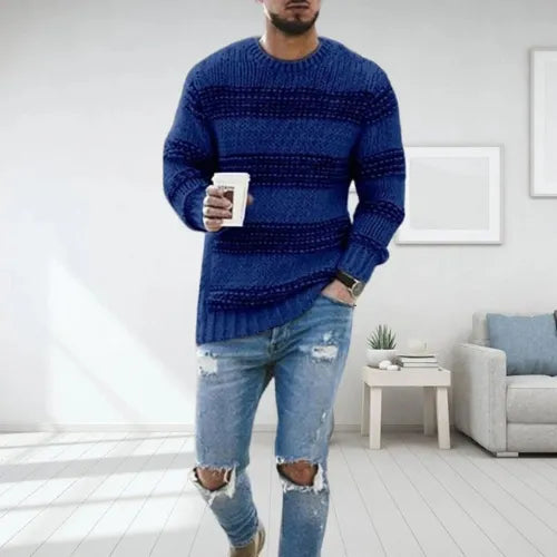 Harry Striped Chunky Knit Sweater