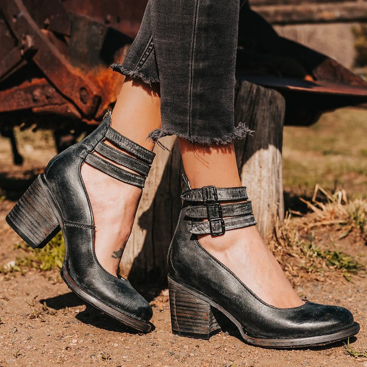 Sara Heel Pumps