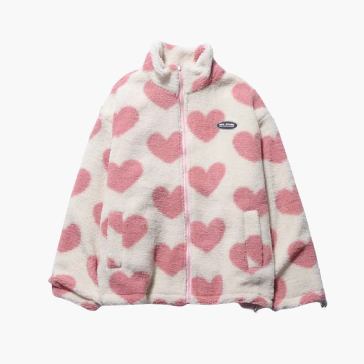 Mila Heart-Lined Reversible Jacket
