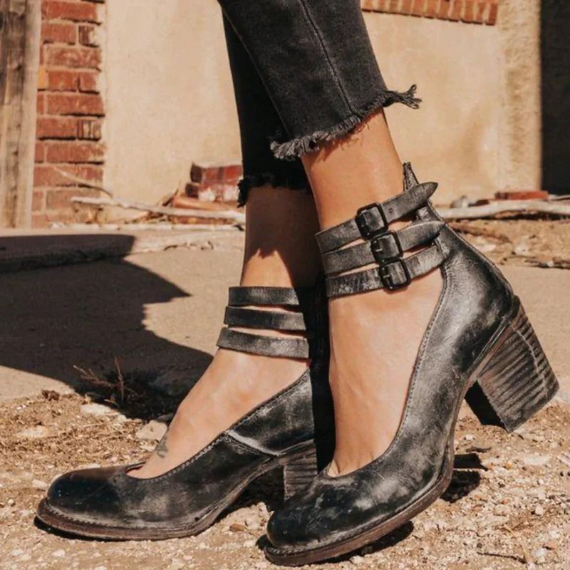 Sara Heel Pumps