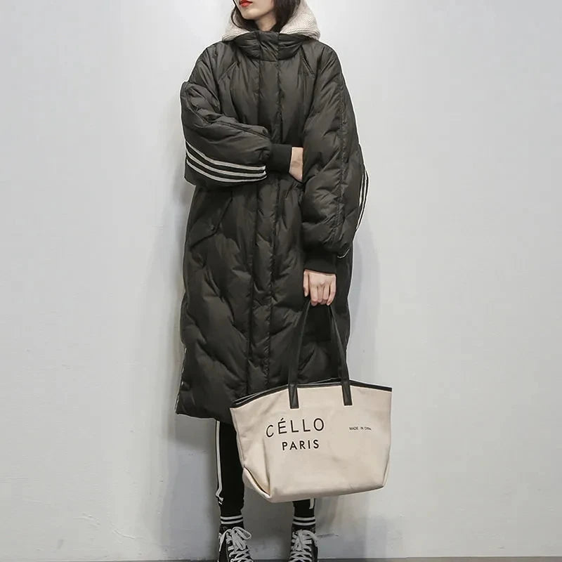 Nara Quilted Hooded Coat