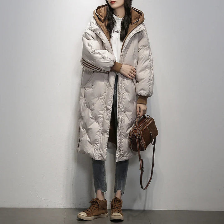 Nara Quilted Hooded Coat