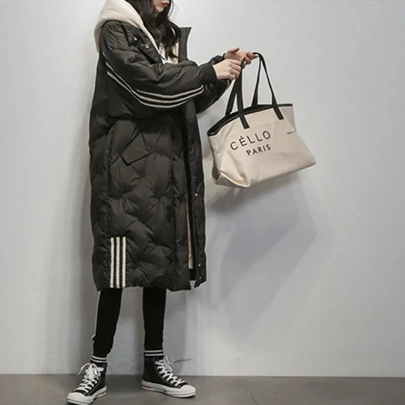 Nara Quilted Hooded Coat