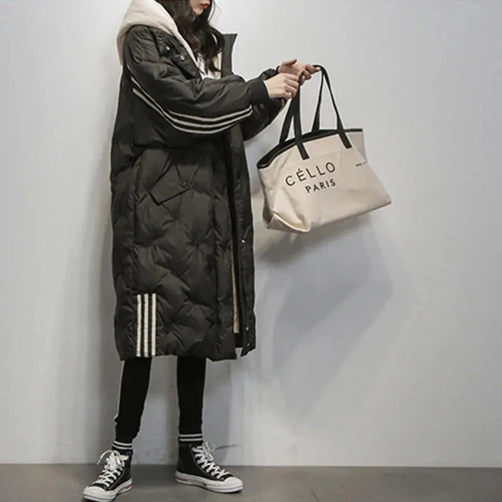 Nara Quilted Hooded Coat