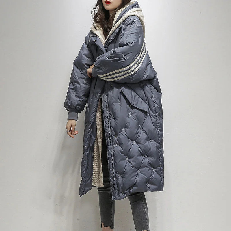 Nara Quilted Hooded Coat