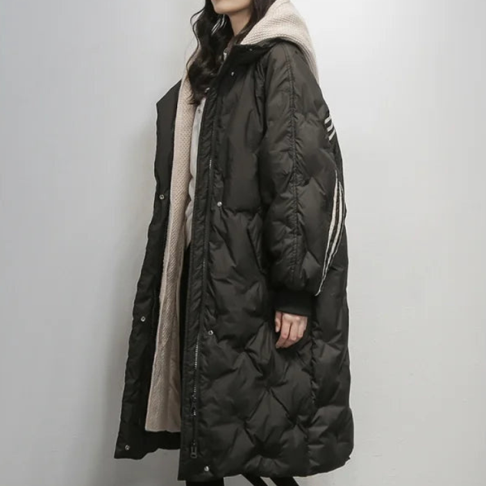 Nara Quilted Hooded Coat