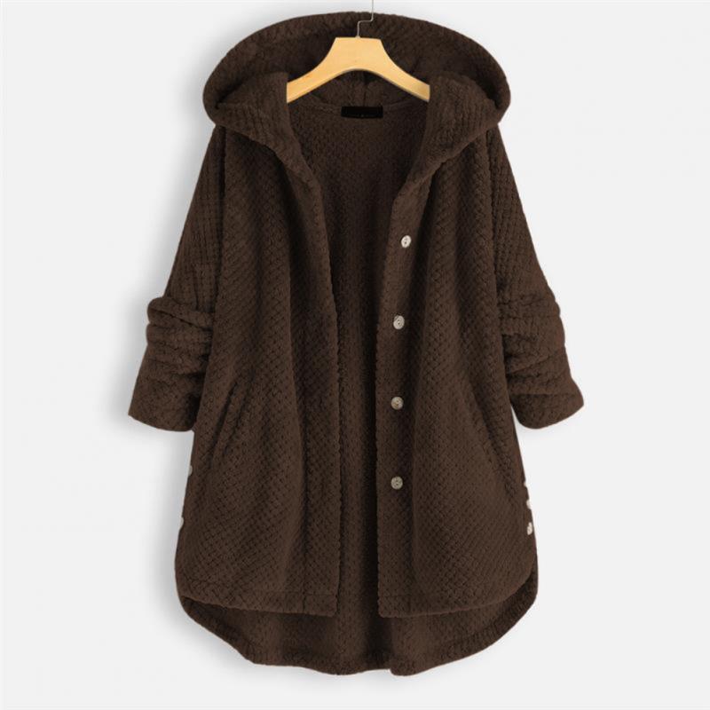 Jean Hooded Fleece Jacket
