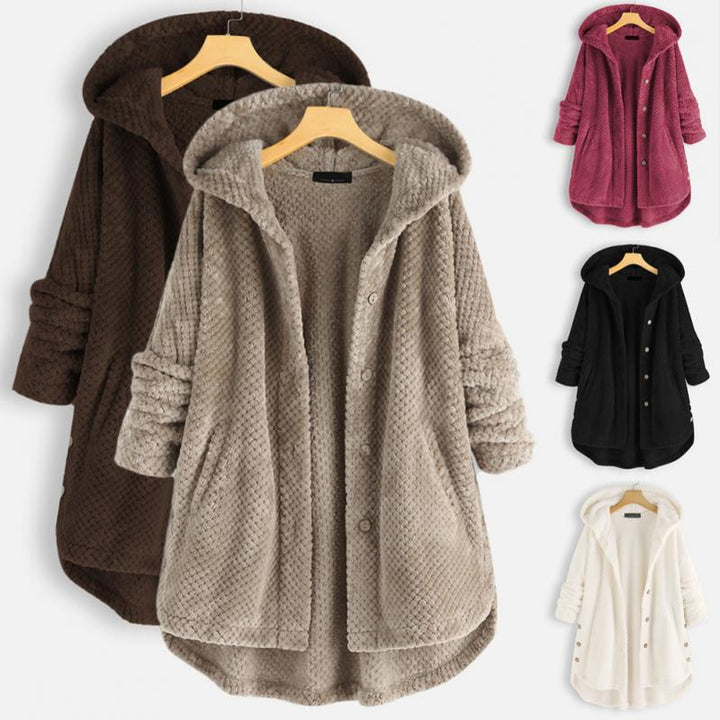 Jean Hooded Fleece Jacket