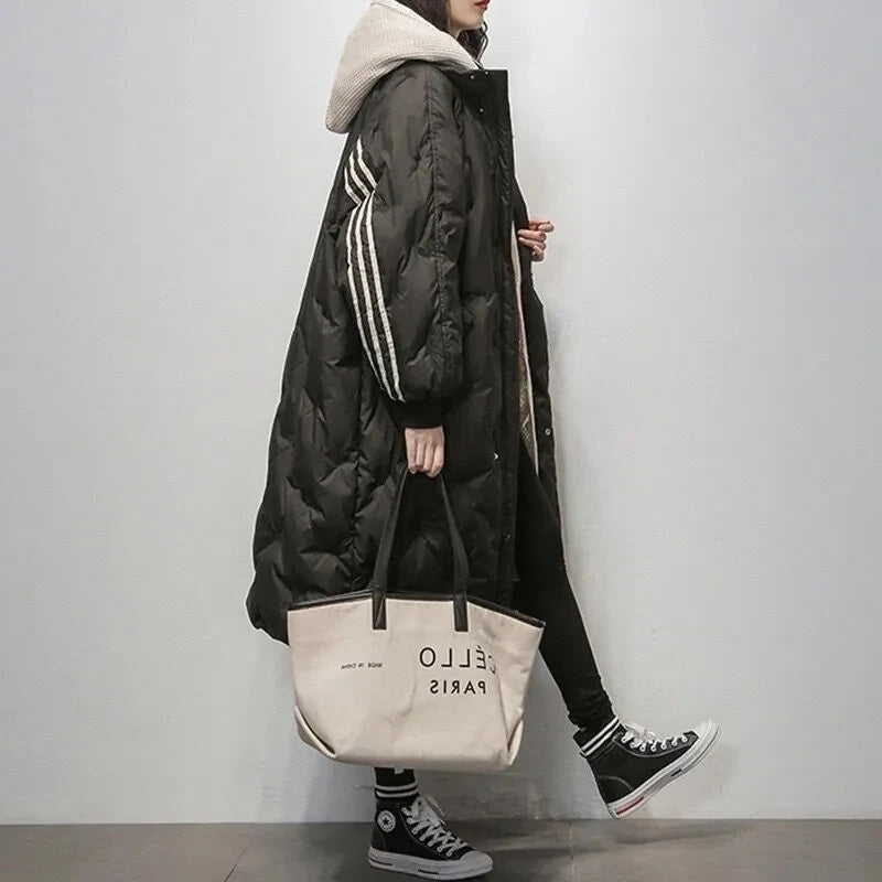 Nara Quilted Hooded Coat