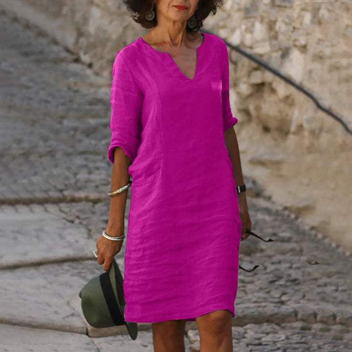 Harper Timeless V-neck Dress
