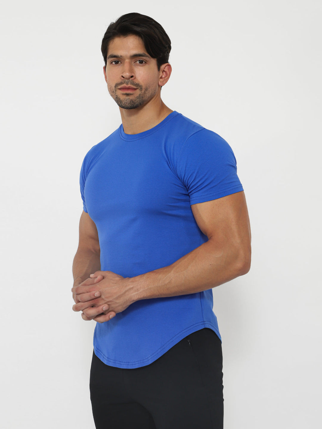 Men’s Premium Crewneck T-Shirt in Stretch Cotton