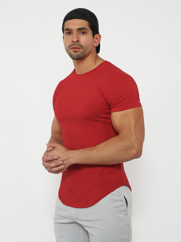 Men’s Premium Crewneck T-Shirt in Stretch Cotton